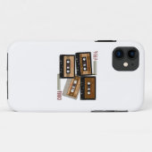 Coques Case-Mate iPhone Bande de cassette de tezeta Throwback (Dos (Horizontal))