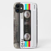 Coques Case-Mate iPhone Bande de cassette des années 80 (Dos)