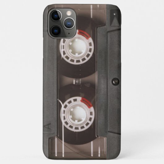Coques Case-Mate iPhone Bande de cassette rétro (Dos)
