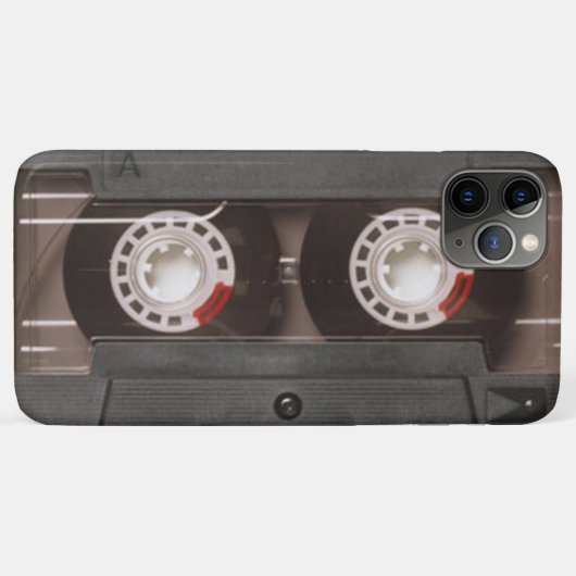 Coques Case-Mate iPhone Bande de cassette rétro très Cool (Dos (Horizontal))