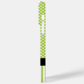 Coques Case-Mate iPhone Bande de chaux Peapod personnalisée et point de Po (Verso / Gauche)