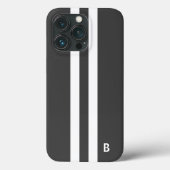 Coques Case-Mate iPhone Bande de course gris (Verso)