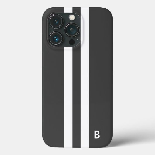 Coques Case-Mate iPhone Bande de course gris (Verso)