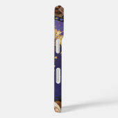 Coques Case-Mate iPhone Bande de film Feuille violet et or (Verso / Droite)