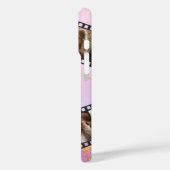 Coques Case-Mate iPhone Bande de film marbre et or (Verso / Gauche)