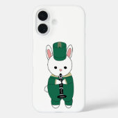 Coques Case-Mate iPhone Bande de Marquage de lapin Clarinet Green Gold (Verso)
