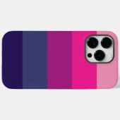 Coques Case-Mate iPhone Bande de palette violette esthétique (Verso (horizontal))
