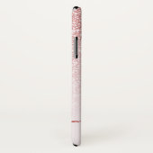 Coques Case-Mate iPhone Bande de Parties scintillant en or rose vif person (Dos/Droite)