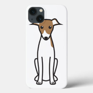 iPhone 13 Coque Bande dessinée de chien de lévrier italien