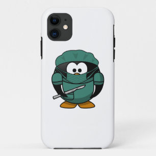 Case-Mate iPhone Case Bande dessinée de pingouin de chirurgien