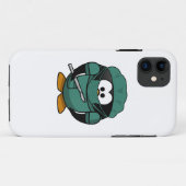Coques Case-Mate iPhone Bande dessinée de pingouin de chirurgien (Dos (Horizontal))