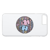 Coques Case-Mate iPhone Bande dessinée heureuse et triste de masques (Dos (Horizontal))