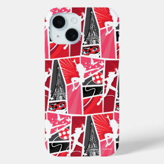 Coque Pour iPhone 15 Bande dessinée Miraculaire Ladybug Paris Motif