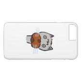 Coques Case-Mate iPhone Bande dessinée triste de chat (Dos (Horizontal))