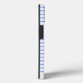 Coques Case-Mate iPhone Bande moderne | Scandi Bleu Nautique (Verso / Droite)