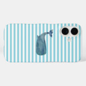 Coques Case-Mate iPhone Bande nautique de baleine (Verso (horizontal))