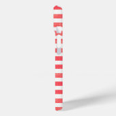 Coques Case-Mate iPhone Bande rouge et blanche (Verso / Gauche)