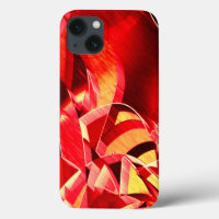 Bande rouge rayée simulant le mouvement