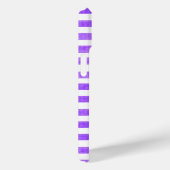 Coques Case-Mate iPhone Bande violette et blanche (Verso / Droite)