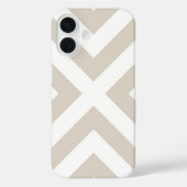 Coques Case-Mate iPhone Bande X moderne Taupe (Verso)