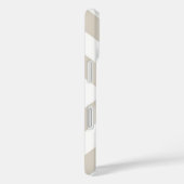 Coques Case-Mate iPhone Bande X moderne Taupe (Verso / Droite)