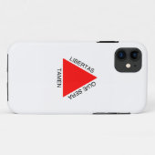 Coques Case-Mate iPhone Bandeira de Minas Gerais, Brésil (Dos (Horizontal))