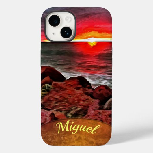 Coques Case-Mate iPhone Banderas Rocky Sunset 914 (Verso)