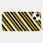 Coques Case-Mate iPhone Bandes arc-en-ciel blanc jaune (Verso (horizontal))