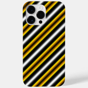 Coque Pour Pour iPhone 14 Pro Max Bandes arc-en-ciel blanc jaune