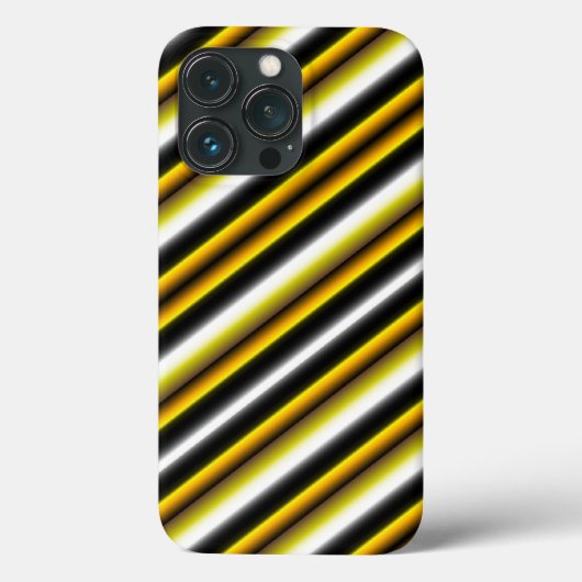 Coques Case-Mate iPhone Bandes arc-en-ciel blanc jaune (Verso)