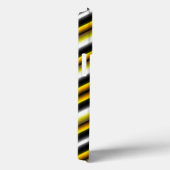 Coques Case-Mate iPhone Bandes arc-en-ciel blanc jaune (Verso / Droite)