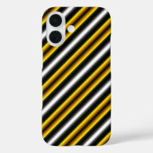 Coques Case-Mate iPhone Bandes arc-en-ciel blanc jaune (Verso)