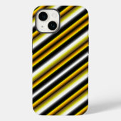 Coques Case-Mate iPhone Bandes arc-en-ciel blanc jaune (Verso)