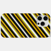 Coques Case-Mate iPhone Bandes arc-en-ciel blanc jaune (Verso (horizontal))