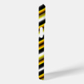 Coques Case-Mate iPhone Bandes arc-en-ciel blanc jaune (Verso / Droite)