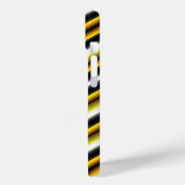 Coques Case-Mate iPhone Bandes arc-en-ciel blanc jaune (Verso / Gauche)