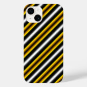 Coques Case-Mate iPhone Bandes arc-en-ciel blanc jaune (Verso)
