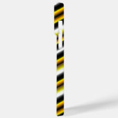 Coques Case-Mate iPhone Bandes arc-en-ciel blanc jaune (Verso / Gauche)