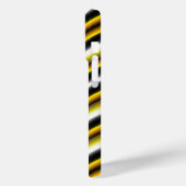 Coques Case-Mate iPhone Bandes arc-en-ciel blanc jaune (Verso / Gauche)