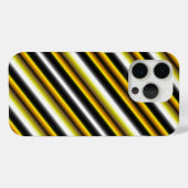 Coques Case-Mate iPhone Bandes arc-en-ciel blanc jaune (Verso (horizontal))