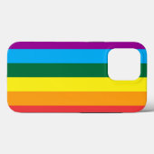 Coques Case-Mate iPhone Bandes arc-en-ciel Lgbt (Verso (horizontal))
