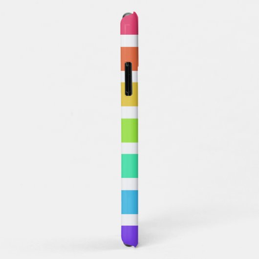 Coques Case-Mate iPhone Bandes arc-en-ciel lumineuses (Dos/Droite)