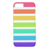 Coques Case-Mate iPhone Bandes arc-en-ciel lumineuses (Dos)