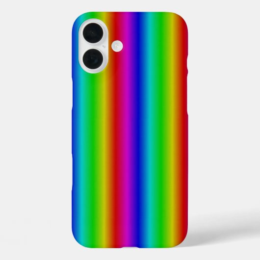 Coques Case-Mate iPhone Bandes arc-en-ciel - Motif (Verso)