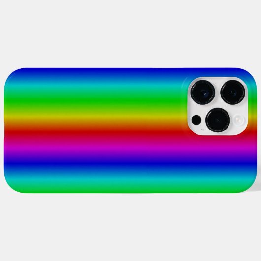 Coques Case-Mate iPhone Bandes arc-en-ciel - Motif (Verso (horizontal))