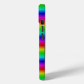 Coques Case-Mate iPhone Bandes arc-en-ciel - Motif (Verso / Gauche)