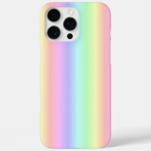 Coques iPhone 16 Pro Max Bandes arc-en-ciel Pastel - motif