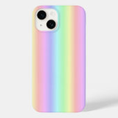 Coques Case-Mate iPhone Bandes arc-en-ciel Pastel - Motif (Verso)