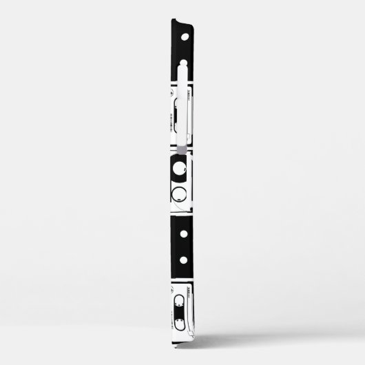 Coques Case-Mate iPhone Bandes audio rétro, motif à l'ancienne. (Verso / Gauche)