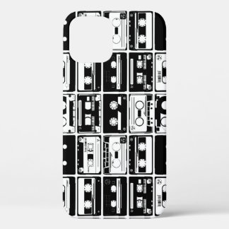 Case-Mate iPhone Case Bandes audio rétro, motif à l'ancienne.